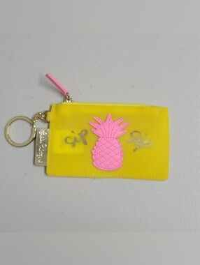 Lilly Pulitzer Pineaple Sip Sip Coin Purse.